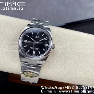 Rolex Oyster Perpetual 126000 36mm Clean 1:1 Best Edition 904L Steel Black Dial VR3230 - Super Clone Watch | 1:1 Best Version