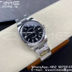 Rolex Oyster Perpetual 126000 36mm Clean 1:1 Best Edition 904L Steel Black Dial VR3230 - Super Clone Watch | 1:1 Best Version