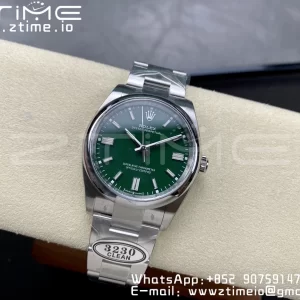 Rolex Oyster Perpetual 126000 36mm Clean 1:1 Best Edition 904L Steel Green Dial VR3230 - Super Clone Watch | 1:1 Best Version
