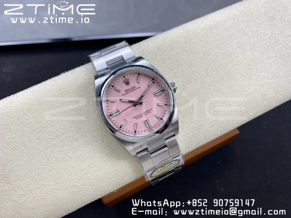 Rolex Oyster Perpetual 126000 36mm Clean 1:1 Best Edition 904L Steel Pink Dial VR3230 - Super Clone Watch | 1:1 Best Version
