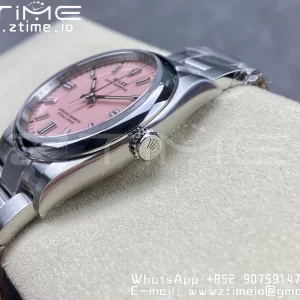 Rolex Oyster Perpetual 126000 36mm Clean 1:1 Best Edition 904L Steel Pink Dial VR3230 - Super Clone Watch | 1:1 Best Version