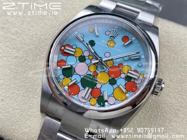 Rolex Oyster Perpetual 126000 36mm Clean 1:1 Best Edition 904L Steel Celebration Dial VR3230 - Super Clone Watch | 1:1 Best Version