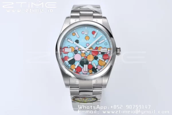 Rolex Oyster Perpetual 124300 41mm Clean 1:1 Best Edition 904L Steel Celebration Dial VR3230 - Super Clone Watch | 1:1 Best Version