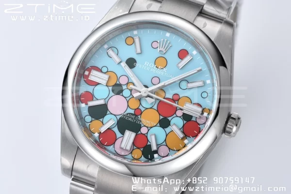 Rolex Oyster Perpetual 124300 41mm Clean 1:1 Best Edition 904L Steel Celebration Dial VR3230 - Super Clone Watch | 1:1 Best Version