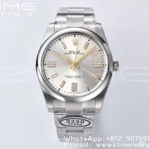 RolexOyster Perpetual 124300 41mm Clean 1:1 Best Edition 904L Steel Silver Dial VR3230 - Super Clone Watch | 1:1 Best Version