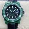 Rolex Submariner DIW Green Carbon VSF 1:1 Best Edition Black Dial on Black Nylon Strap VS3135 - Super Clone Watch | 1:1 Best Version