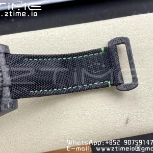 Rolex Submariner DIW Carbon VSF 1:1 Best Edition Quadrante nero/verde su cinturino in nylon nero VS3135 - Orologio Super Clone | 1:1 Best Version