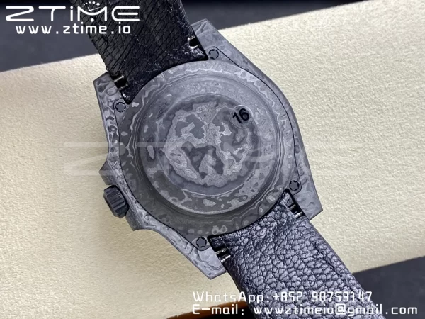 Rolex Submariner DIW Carbon VSF 1:1 Best Edition Black/Yellow Dial on Black Nylon Strap VS3135 - Super Clone Watch | 1:1 Best Version