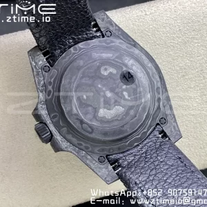 Rolex Submariner DIW Carbon VSF 1:1 Best Edition Black/White Dial on Black Nylon Strap VS3135 - Super Clone Watch | 1:1 Best Version