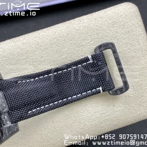 Rolex Submariner DIW Carbon VSF 1:1 Best Edition Black/White Dial on Black Nylon Strap VS3135 - Super Clone Watch | 1:1 Best Version