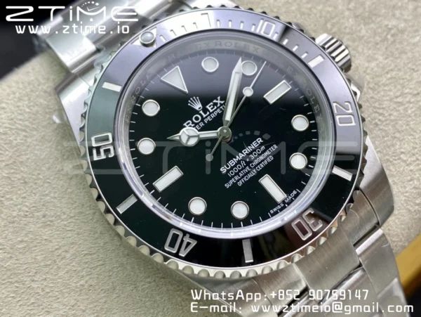 Rolex Rolex Submariner 114060 40mm No Date Black Ceramic 904L Steel VSF 1:1 Best Edition VS3130 - Super Clone Watch | 1:1 Best Version