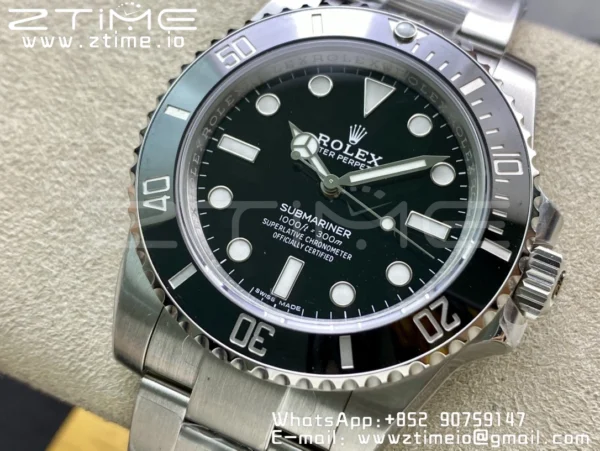 Rolex Rolex Submariner 114060 40mm No Date Black Ceramic 904L Steel VSF 1:1 Best Edition VS3130 - Super Clone Watch | 1:1 Nejlepší verze