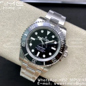 Rolex Rolex Submariner 114060 40mm No Date Black Ceramic 904L Steel VSF 1:1 Best Edition VS3130 - Super Clone Watch | 1:1 Nejlepší verze