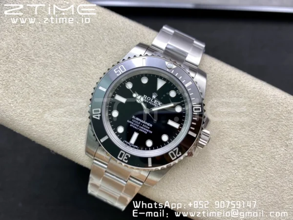 Rolex Rolex Submariner 114060 40mm No Date Black Ceramic 904L Steel VSF 1:1 Best Edition VS3130 - Super Clone Watch | 1:1 Nejlepší verze