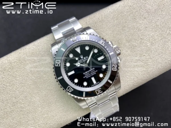 Rolex Rolex Submariner 114060 40mm No Date Black Ceramic 904L Steel VSF 1:1 Best Edition VS3130 - Super Clone Watch | 1:1 Nejlepší verze