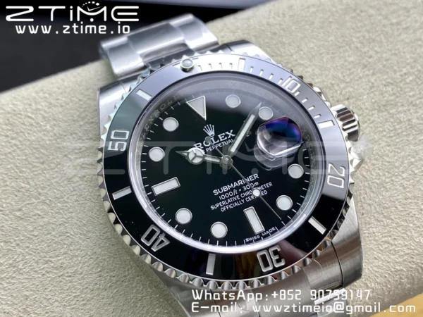 Rolex Submariner 116610 40mm LV Green Ceramic 904L Steel VSF 1:1 Best Edition VS3135 - Super Clone Watch | 1:1 Best Version