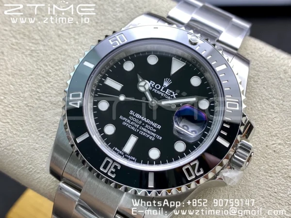 Rolex Submariner 116610 40mm LV Green Ceramic 904L Steel VSF 1:1 Best Edition VS3135 - Super Clone Watch | 1:1 Best Version