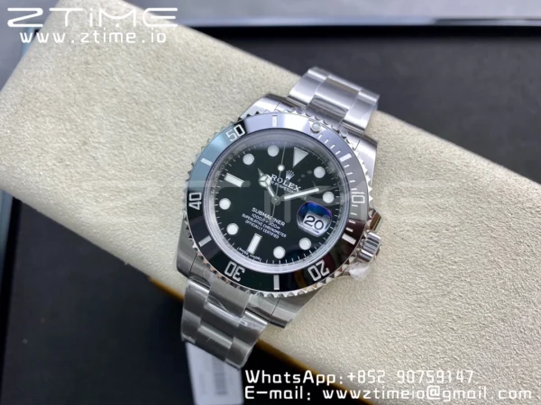 Rolex Submariner 116610 40mm LV Green Ceramic 904L Steel VSF 1:1 Best Edition VS3135 - Super Clone Watch | 1:1 Best Version