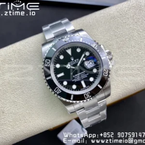 Rolex Submariner 116610 40mm LV Green Ceramic 904L Steel VSF 1:1 Best Edition VS3135 - Super Clone Watch | 1:1 Best Version