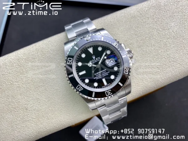 Rolex Submariner 116610 40mm LV Green Ceramic 904L Steel VSF 1:1 Best Edition VS3135 - Super Clone Watch | 1:1 Best Version