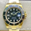 ロレックスサブマリーナ40ミリメートル116618 LNブラックセラミックYGメッキ904LスチールVSF 1:1ベスト版VS3135 - スーパークローン時計｜1:1ベスト版