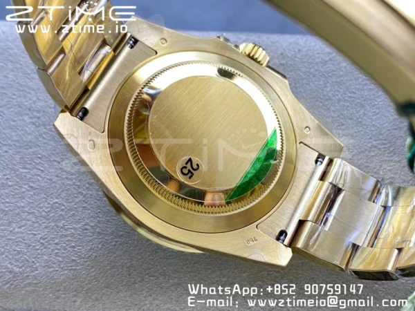 ロレックスサブマリーナ40ミリメートル116618 LNブラックセラミックYGメッキ904LスチールVSF 1:1ベスト版VS3135 - スーパークローン時計｜1:1ベスト版