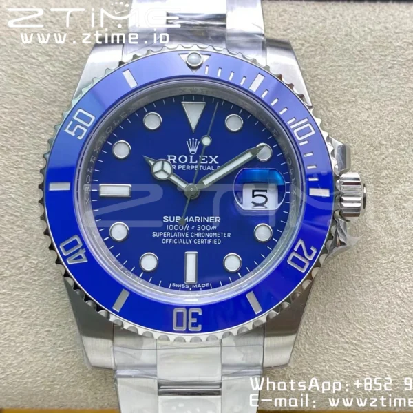 Rolex Submariner 40mm 116619 LB Blue Ceramic 904L SS VSF 1:1 BEST Edtion VS3135 - Super Clone Watch | 1:1 Best Version