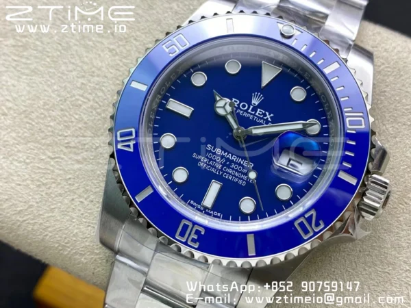 Rolex Submariner 40mm 116619 LB Blue Ceramic 904L SS VSF 1:1 BEST Edtion VS3135 - Super Clone Watch | 1:1 Best Version