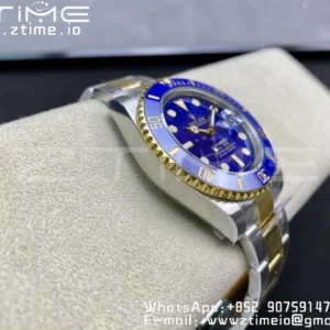 Rolex Submariner 40mm 116613LB Blue Ceramic 904L Steel/YG VSF 1:1 Best Edition Blue Dial VS3135 - Super Clone Watch | 1:1 Best Version