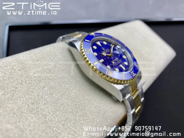 Rolex Submariner 40mm 116613LB Blue Ceramic 904L Steel/YG VSF 1:1 Best Edition Blue Dial VS3135 - Super Clone Watch | 1:1 Best Version