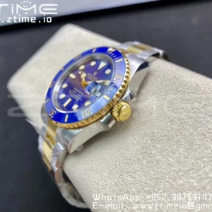 Rolex Submariner 40mm 116613LB Blue Ceramic 904L Steel/YG VSF 1:1 Best Edition Blue Dial VS3135 - Super Clone Watch | 1:1 Best Version