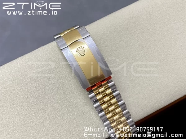 Rolex DateJust 36 SS 126233 904L SS/YG VSF 1:1 Best Edition Wimbledon Dial on Jubilee Bracelet VS3235 - Super Clone Watch | 1:1 Best Version