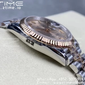 Rolex DateJust 36 SS/RG 126231 VSF 1:1 Best Edition 904L Steel RG Dial on Jubilee Bracelet VS3235 - Super Clone Watch | 1:1 Best Version