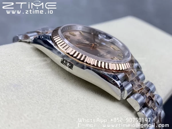 Rolex DateJust 36 SS/RG 126231 VSF 1:1 Best Edition 904L Steel RG Dial on Jubilee Bracelet VS3235 - Super Clone Watch | 1:1 Best Version
