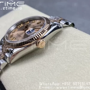 Rolex DateJust 36 SS/RG 126231 VSF 1:1 Best Edition 904L Steel RG Dial on Jubilee Bracelet VS3235 - Super Clone Watch | 1:1 Best Version