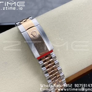 Rolex DateJust 36 SS/RG 126231 VSF 1:1 Best Edition 904L Steel RG Dial on Jubilee Bracelet VS3235 - Super Clone Watch | 1:1 Best Version