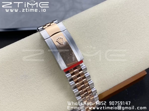 Rolex DateJust 36 SS/RG 126231 VSF 1:1 Best Edition 904L Steel RG Dial on Jubilee Bracelet VS3235 - Super Clone Watch | 1:1 Best Version