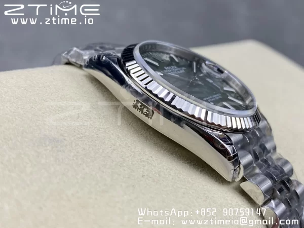 Rolex DateJust 36 SS 126234 VSF 1:1 Best Edition 904L Steel Green Leaf Dial on Jubilee Bracelet VS3235 - Super Clone Watch | 1:1 Best Version