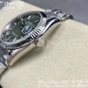 Rolex DateJust 36 SS 126234 VSF 1:1 Best Edition 904L Steel Green Leaf Dial on Jubilee Bracelet VS3235 - Super Clone Watch | 1:1 Best Version