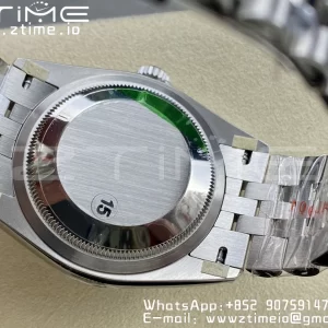 Rolex DateJust 36 SS 126234 VSF 1:1 Best Edition 904L Steel Green Leaf Diamonds Dial on Jubilee Bracelet VS3235 - Super Clone Watch | 1:1 Best Version
