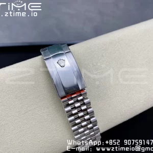 Rolex DateJust 36 SS 126234 VSF 1:1 Best Edition 904L Steel Green Leaf Diamonds Dial on Jubilee Bracelet VS3235 - Super Clone Watch | 1:1 Best Version