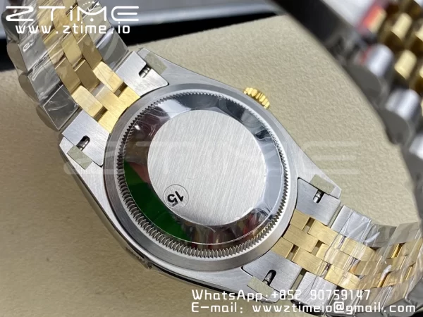 Rolex DateJust 36 SS 126233 VSF 1:1 Mejor Edición 904L Steel YG Stick Dial on Jubilee Bracelet VS3235 - Super Clone Watch | 1:1 Mejor Versión