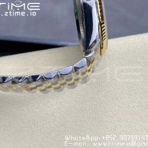 Rolex DateJust 36 SS 126233 VSF 1:1 Mejor Edición 904L Steel YG Stick Dial on Jubilee Bracelet VS3235 - Super Clone Watch | 1:1 Mejor Versión