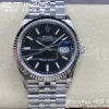 Rolex DateJust 36 126234 904L SS VSF 1:1 Best Edition Fluted Bezel Black Dial on Jubilee Bracelet VS3235 - Super Clone Watch | 1:1 Best Version