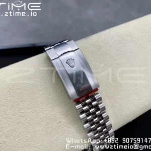 Rolex DateJust 36 126234 904L SS VSF 1:1 Best Edition Fluted Bezel Black Dial on Jubilee Bracelet VS3235 - Super Clone Watch | 1:1 Best Version