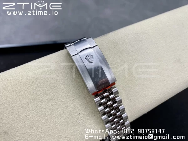 Rolex DateJust 36 126234 904L SS VSF 1:1 Best Edition Fluted Bezel Black Dial on Jubilee Bracelet VS3235 - Super Clone Watch | 1:1 Best Version
