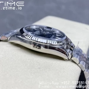 Rolex DateJust 36 126234 904L SS VSF 1:1 Best Edition Fluted Bezel Blue Dial on Jubilee Bracelet VS3235 - Super Clone Watch | 1:1 Best Version