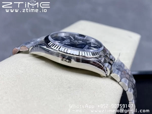 Rolex DateJust 36 126234 904L SS VSF 1:1 Best Edition Fluted Bezel Blue Dial on Jubilee Bracelet VS3235 - Super Clone Watch | 1:1 Best Version