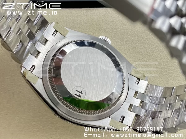 Rolex DateJust 36 126234 904L SS VSF 1:1 Best Edition Fluted Bezel Blue Dial on Jubilee Bracelet VS3235 - Super Clone Watch | 1:1 Best Version