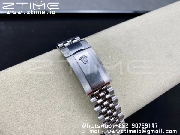 Rolex DateJust 36 126234 904L SS VSF 1:1 Best Edition Fluted Bezel Blue Dial on Jubilee Bracelet VS3235 - Super Clone Watch | 1:1 Best Version
